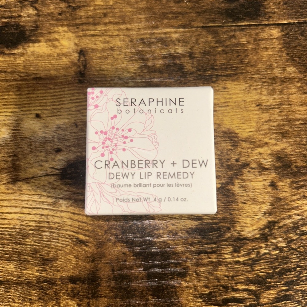 Seraphine Botanicals Cranberry + Dew Dewy Lip Remedy